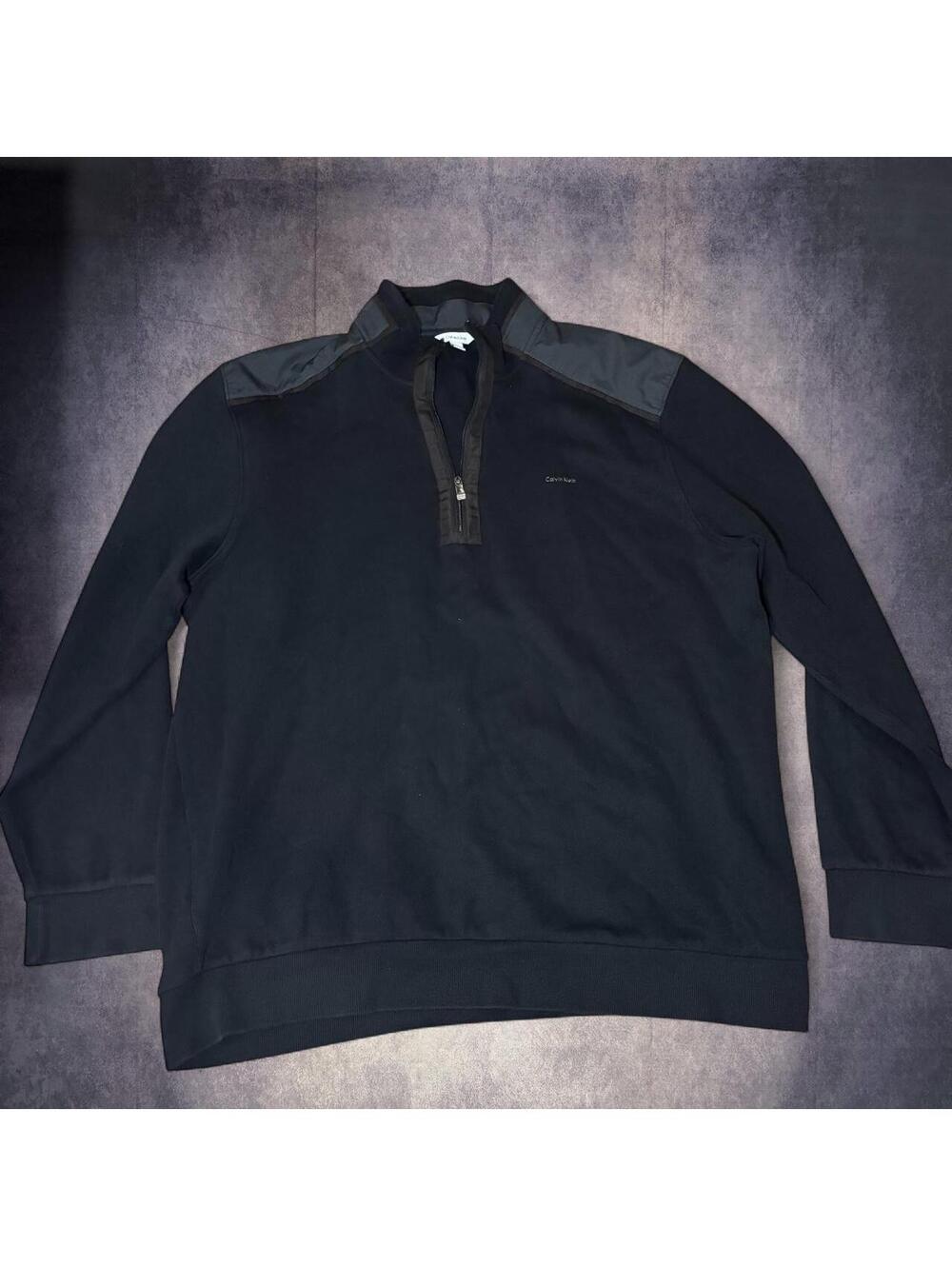 Calvin Klein Black Quarter Zip